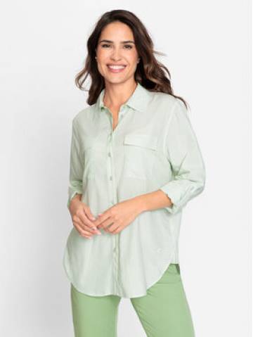 Olsen Сорочка 12001697 Зелений Relaxed Fit Olsen Сорочка 12001697 Зелений Relaxed Fit