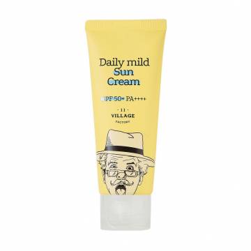 Солнцезащитный крем для лица Village 11 Factory Daily Mild Sun Cream SPF 50+ PA++++, 50 мл Солнцезащитный крем для лица Village 11 Factory Daily Mild Sun Cream SPF 50+ PA++++, 50 мл
