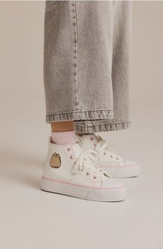 Reserved - Високі кеди Pusheen - кремовий - 762IE-01X