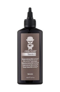 Мужской тонирующий шампунь для волос Barba Italiana Tintoretto Multi Level Grey Tonning Shampoo 1/6, 150 мл
