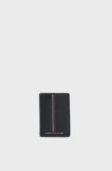 Мужской черный кожаный кошелек TH CASUAL BIFOLD Черный ONESIZE Tommy Hilfiger AM0AM12659