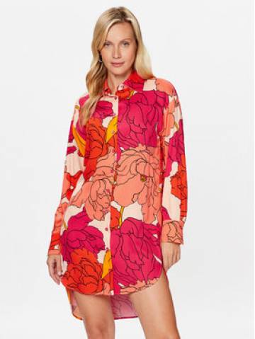 Sisley Повсякденна сукня 40NMLV03I Червоний Regular Fit Sisley Повсякденна сукня 40NMLV03I Червоний Regular Fit