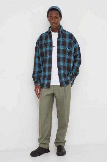 Рубашка Won Hundred мужская relaxed воротник button-down Рубашка Won Hundred мужская relaxed воротник button-down