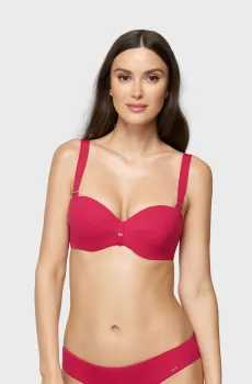 Женский малиновый лиф от купальника Малиновый 42C MARC&ANDRE L2326-Y-962-N