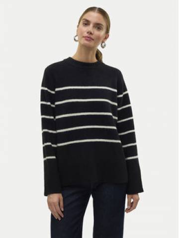 Vero Moda Светр Flawless 10320487 Чорний Loose Fit Vero Moda Светр Flawless 10320487 Чорний Loose Fit