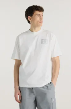 Мужская белая футболка Archive Blueprint Белый XL New Balance MT62V4IQSST