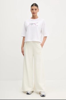 Хлопковые спортивные штаны Reebok Classic