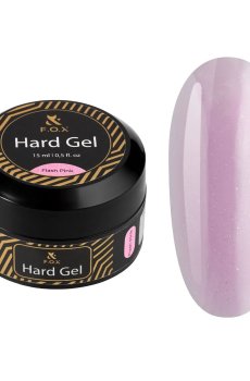 Жидкий строительный гель для ногтей F.O.X Hard Gel, Flash Pink, 15 мл