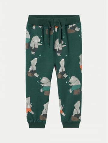 NAME IT Спортивні штани Larsen 13232067 Зелений Regular Fit NAME IT Спортивні штани Larsen 13232067 Зелений Regular Fit