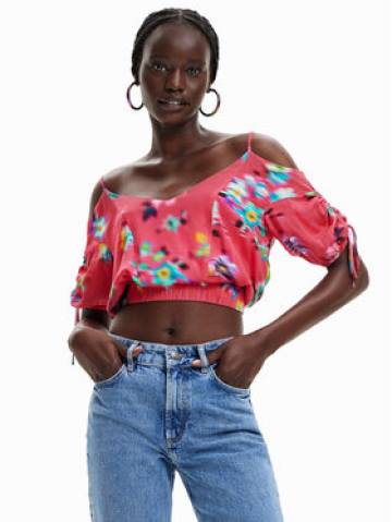 Desigual Блузка 23SWBW20 Рожевий Regular Fit Desigual Блузка 23SWBW20 Рожевий Regular Fit