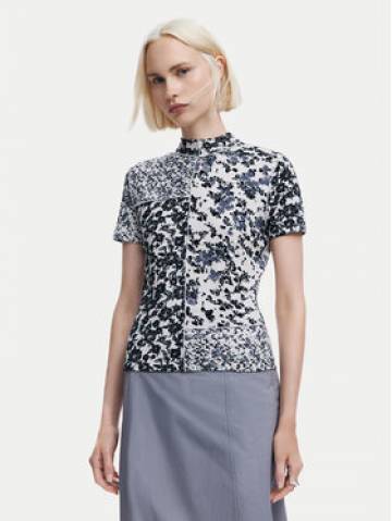 Desigual Блузка Patchy 24WWTK99 Чорний Slim Fit Desigual Блузка Patchy 24WWTK99 Чорний Slim Fit