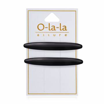 Набор заколок для волос O-la-la черные, 2 шт (24-RB155)