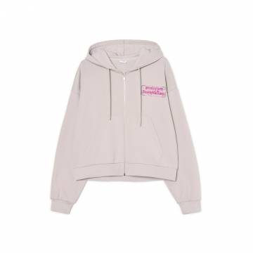 Cropp - Худі на блискавці - light grey Cropp - Худі на блискавці - light grey