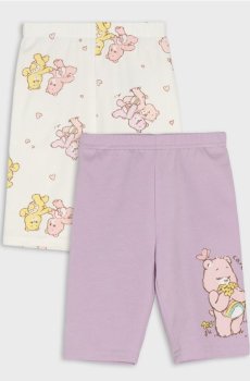 Бавовняні велосипедки – набір 2 шт Care Bears - Фіолетовий
