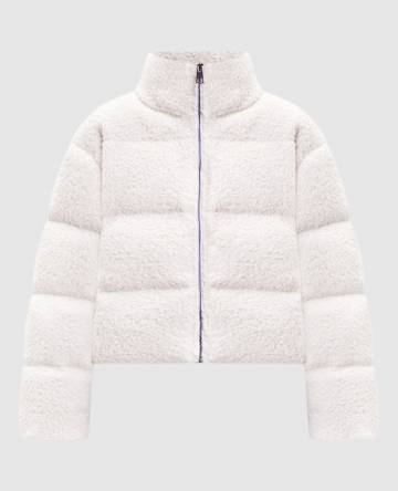 Белая куртка из шерсти Bessy