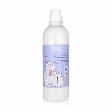 Мыло хозяйственное жидкое Honey Bunny белое, для детских вещей, 1 л Мыло хозяйственное жидкое Honey Bunny белое, для детских вещей, 1 л