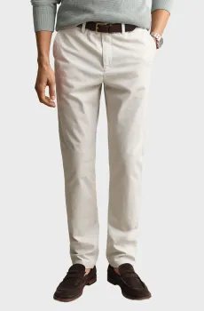 Мужские белые чиносы SLIM CLASSIC Белый 32-32 Gant 1501000