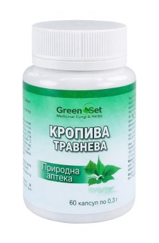 Крапива майская GreenSet Природная аптека, 60 капсул