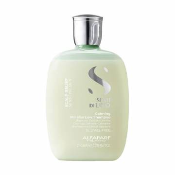 Успокаивающий мицеллярный шампунь для волос Alfaparf Semi Di Lino Scalp Relief Calming Micellar Low Shampoo, 250 мл Успокаивающий мицеллярный шампунь для волос Alfaparf Semi Di Lino Scalp Relief Calming Micellar Low Shampoo, 250 мл