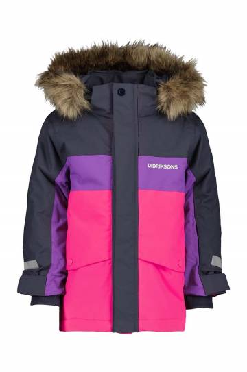Детская зимняя куртка Didriksons BJÄRVEN KIDS PARKA цвет розовый Детская зимняя куртка Didriksons BJÄRVEN KIDS PARKA цвет розовый