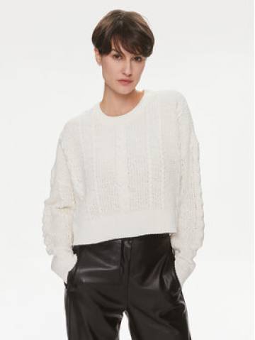 ONLY Светр Malena 15309262 Білий Regular Fit ONLY Светр Malena 15309262 Білий Regular Fit
