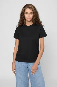 Женская черная футболка Черный S PRPY PWTSHGOK0036