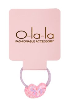 Детский набор резинок для волос O-la-la розовый, 2 шт (D-R-1)