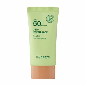 Солнцезащитный крем-гель для лица Saem Jeju Fresh Aloe Sun Gel SPF 50+ PA++++ с алоэ, 50 г Солнцезащитный крем-гель для лица Saem Jeju Fresh Aloe Sun Gel SPF 50+ PA++++ с алоэ, 50 г