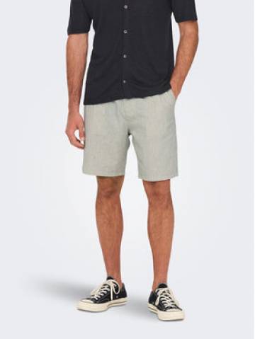 Only & Sons Шорти з тканини 22024952 Сірий Loose Fit Only & Sons Шорти з тканини 22024952 Сірий Loose Fit