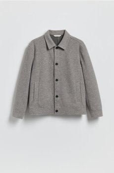 Reserved - Куртка-сорочка з коміром - світло-сірий - 8106H-09M