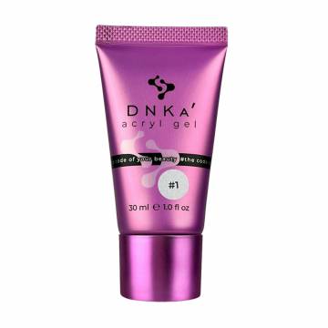 Акрил-гель для ногтей DNKa Acryl Gel 0001 Glass, 30 мл