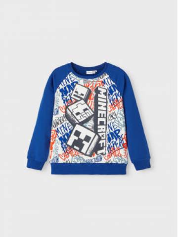 NAME IT Світшот MINECRAFT 13221202 Голубий Regular Fit