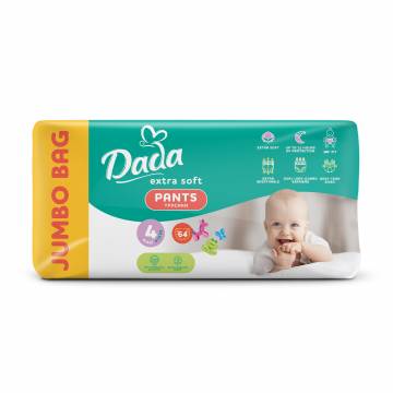 Трусики-подгузники Dada Extra Soft Maxi размер 4 (9-15 кг), 64 шт Трусики-подгузники Dada Extra Soft Maxi размер 4 (9-15 кг), 64 шт