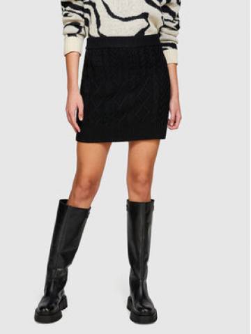 Sisley Cпідниця-міні 17L3M0008 Чорний Slim Fit Sisley Cпідниця-міні 17L3M0008 Чорний Slim Fit