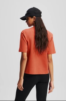 Хлопковая футболка Karl Lagerfeld KARL SIGNATURE