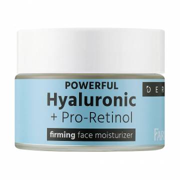 Укрепляюще-увлажняющий крем для лица Farmona Dermiss Powerful Face Moisturizer с гиалуроновой кислотой и ретинолом, 50 мл