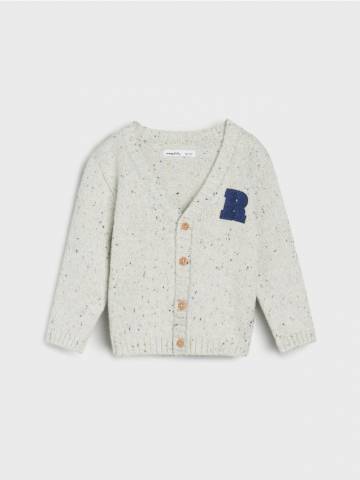 Джемпер на ґудзиках - сірий