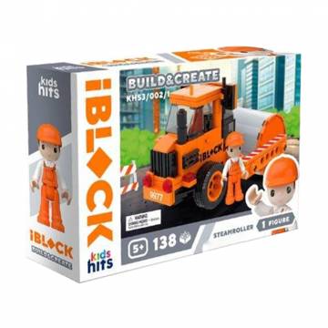 Детский конструктор iBlock Junior Build & Create Асфальтоукладчик, 138 элементов, от 5 лет, 24*6*16 см (KH53/002/1) Детский конструктор iBlock Junior Build & Create Асфальтоукладчик, 138 элементов, от 5 лет, 24*6*16 см (KH53/002/1)