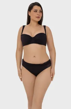 Женские черные трусики от купальника Черный 38 MARC&ANDRE L2504-ZP-HWA