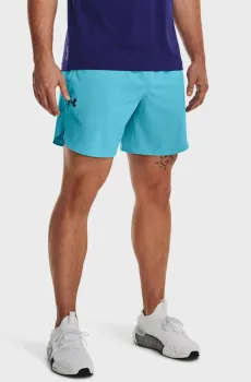 Мужские голубые шорты UA Peak Woven Shorts Голубой S Under Armour 1376782-493
