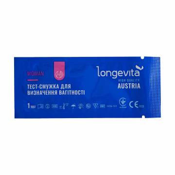 Тест-полоска для определения беременности Longevita Woman, 1 шт Тест-полоска для определения беременности Longevita Woman, 1 шт