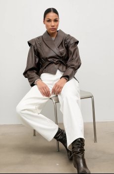 Кожаная куртка Answear.LAB