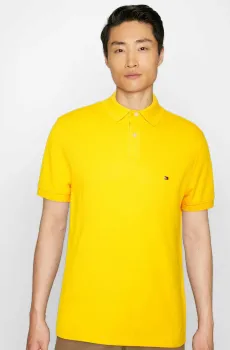 Мужское желтое поло 1985 REGULAR Желтый S Tommy Hilfiger MW0MW17770