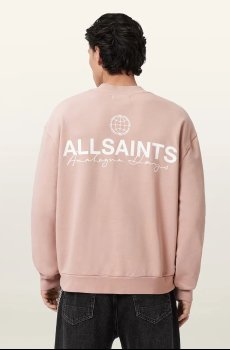 Хлопковая кофта AllSaints EMBLEM