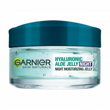 Ночной увлажняющий гиалуроновый алоэ-гель для лица Garnier Skin Naturals Hyaluronic Aloe Jelly Night для всех типов кожи, 50 мл Ночной увлажняющий гиалуроновый алоэ-гель для лица Garnier Skin Naturals Hyaluronic Aloe Jelly Night для всех типов кожи, 50 мл