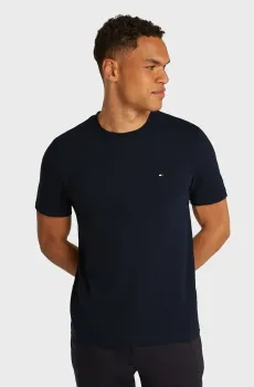 Мужская темно-синяя футболка TEXTURE SLUB TEE Синий M Tommy Hilfiger MW0MW38639