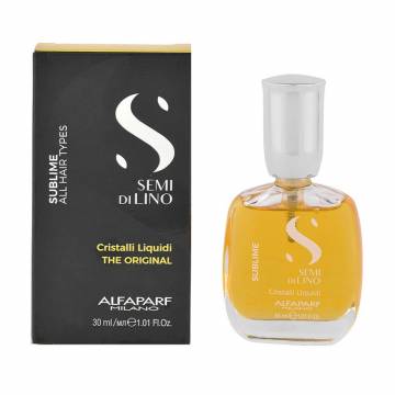 Жидкие кристаллы для волос Alfaparf Semi di Lino Sublime Cristalli Liquidi, 30 мл Жидкие кристаллы для волос Alfaparf Semi di Lino Sublime Cristalli Liquidi, 30 мл