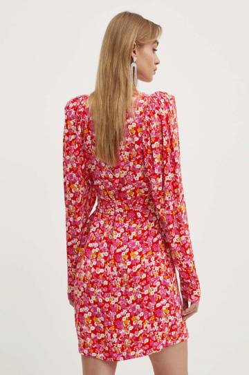 Платье Rotate JACQUARD MINI WRAP DRESS mini расклешённое 1129032989 Платье Rotate JACQUARD MINI WRAP DRESS mini расклешённое 1129032989