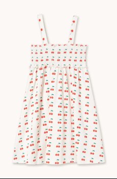 Хлопковое детское платье Tinycottons CHERRIES STRAP DRESS