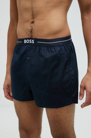Хлопковые боксёры BOSS 2-pack цвет синий Хлопковые боксёры BOSS 2-pack цвет синий